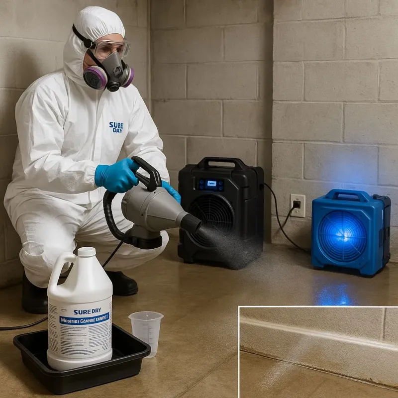 Sanitization and Odor Removal process in Tiki Island, TX